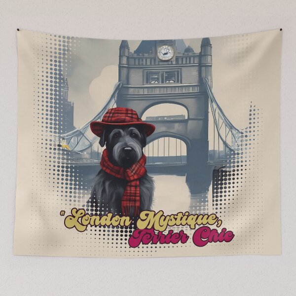 Item preview, Scottish Terrier at Tower Bridge designed and sold by purrfect pattern.