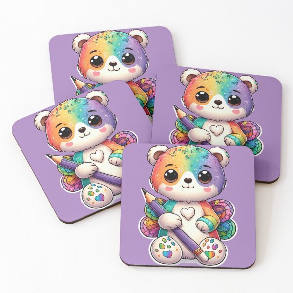 Item preview, Rainbow Beauty Teddy Bear Cute Style designed and sold by KTGim.