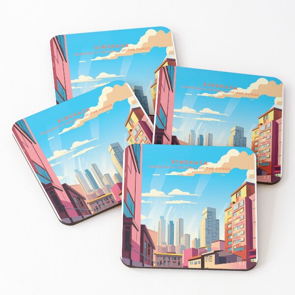 Item preview, Kinshasa DRC Vibrant Metropolis designed and sold by NeuralVibe.