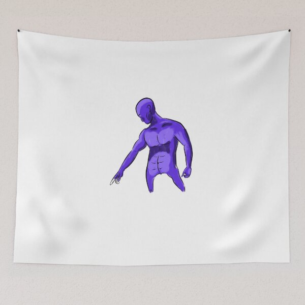 Item preview, Pointing Blue Man Pointing designed and sold by Stipper Store.
