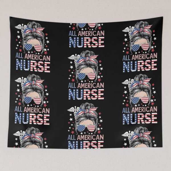 Item preview, July 4th All American Nurse designed and sold by PlanetMarker.