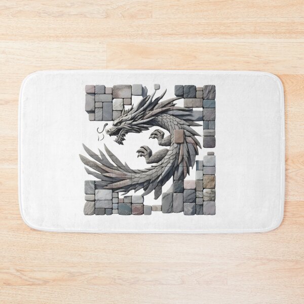 Item preview, Dragon's Flight: Minimalist Stone Art designed and sold by AI-Only Creations.