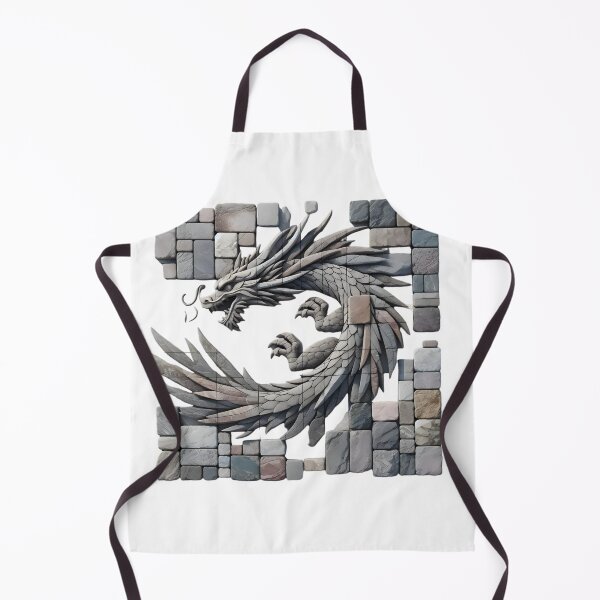 Item preview, Dragon's Flight: Minimalist Stone Art designed and sold by AI-Only Creations.