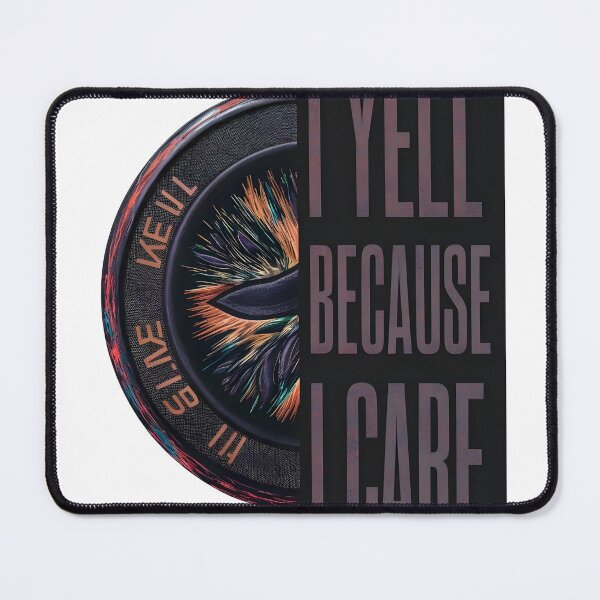 Item preview, I Yell Because I Care - Hockey designed and sold by Zibis09.