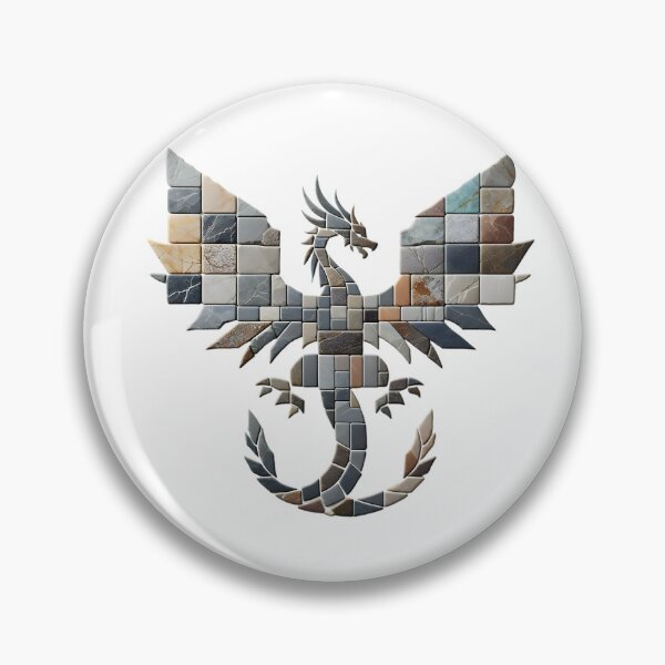 Item preview, Mystical Dragon: Stone Wings Art designed and sold by AI-Only Creations.