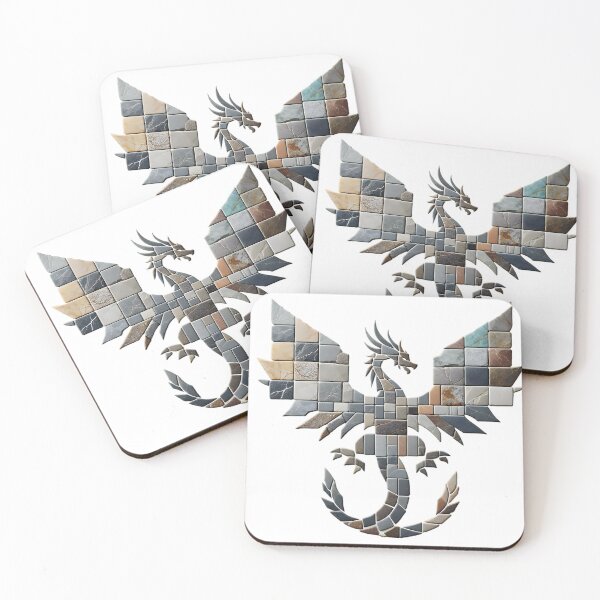Item preview, Mystical Dragon: Stone Wings Art designed and sold by AI-Only Creations.