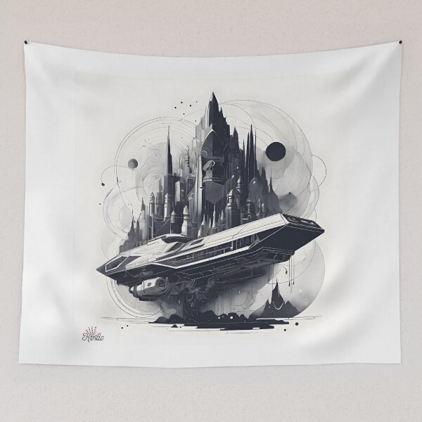 Item preview, Sci fi city & ship designed and sold by K1ndo.