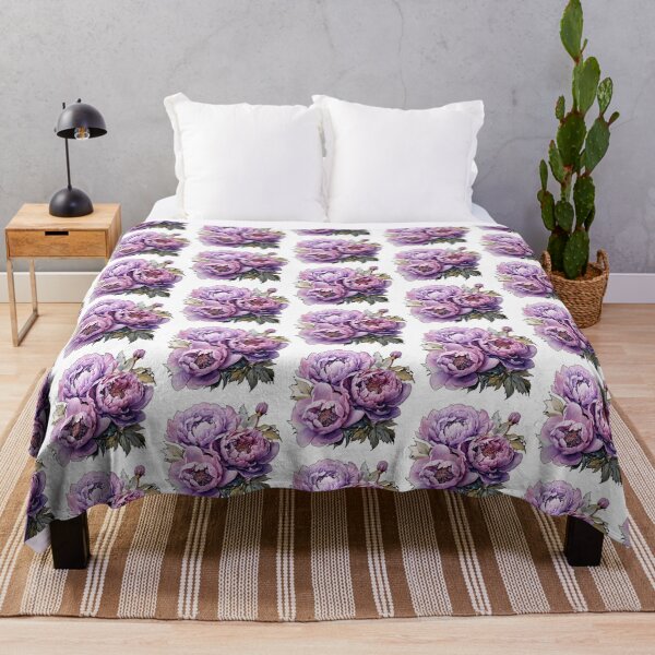 Item preview, Purple Peonies 8 designed and sold by SchokoGoth.