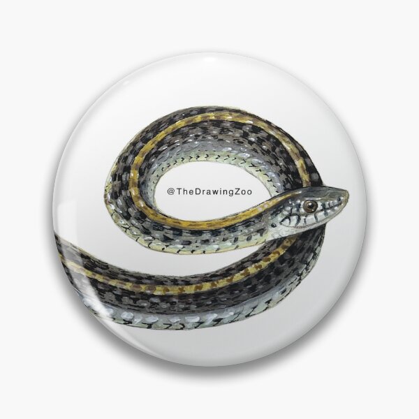 Item preview, Garter Snake Painting designed and sold by TheDrawingZoo.