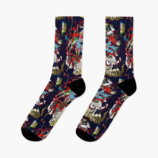 Item preview, Samurai on Flying Skull Ukiyo designed and sold by Daruma786.