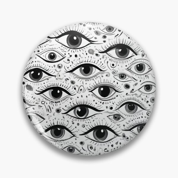 Item preview, Abstract eye shapes pattern designed and sold by nilver.