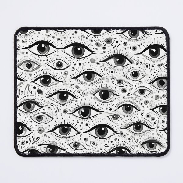 Item preview, Abstract eye shapes pattern designed and sold by nilver.