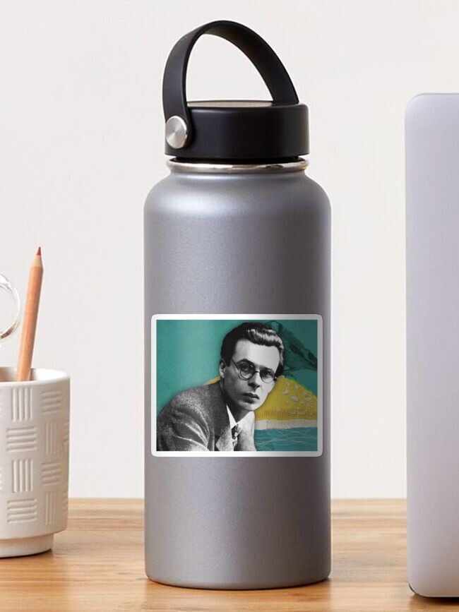 Thumbnail 1 of 3, Sticker, Aldous Huxley designed and sold by JonSteppenwolf.