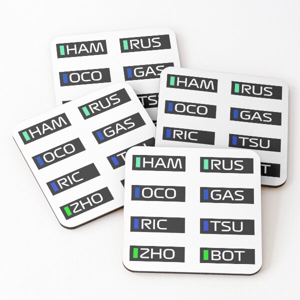 Item preview, Copy of Formula 1 Driver Names Telemtary Sticker Pack Part 2 designed and sold by Pink Polar F1.