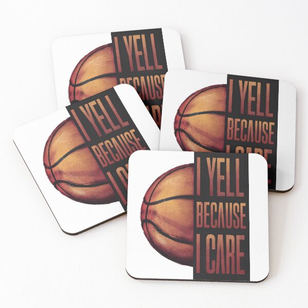 Item preview, I Yell Because I Care - Basketball designed and sold by Zibis09.