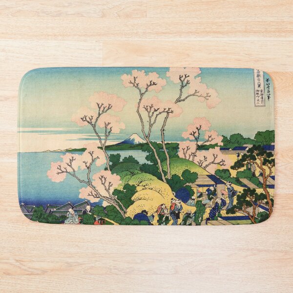 Item preview, Thirty-Six Views of Mount Fuji - Fuji from Gotenyama on the Tōkaidō at Shinagawa by Katsushika Hokusai designed and sold by Noura Sultani.
