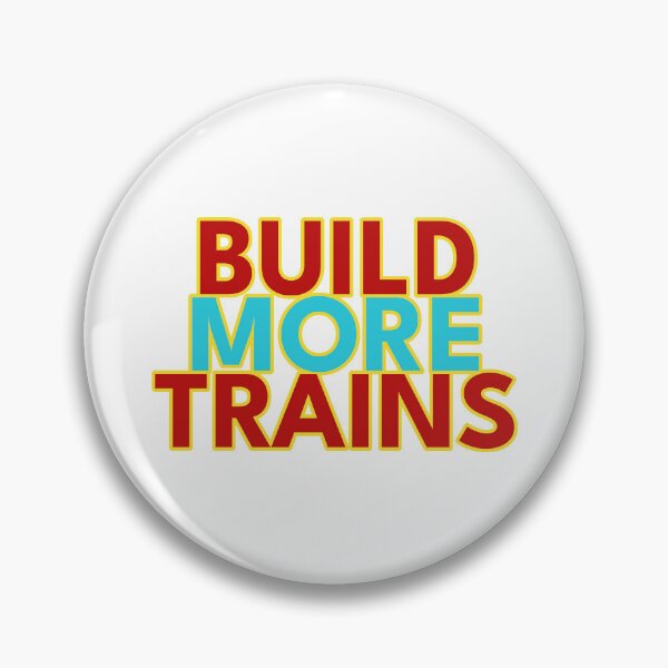 Item preview, Build More Trains! (NM Turquoise) designed and sold by lepidotos.