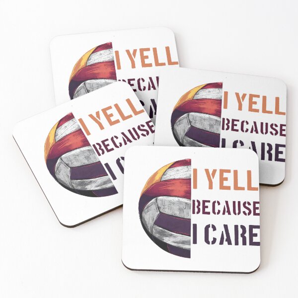 Item preview, I Yell Because I Care - Football - Volleyball designed and sold by Zibis09.