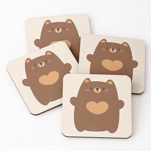 Item preview, Cute Kawaii Happy Bear - Minimalist Design. designed and sold by NumbleRay.