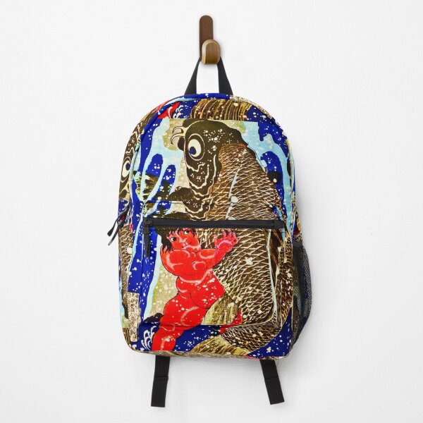 Item preview, Kintaro and Giant Carp Ukiyo designed and sold by Daruma786.