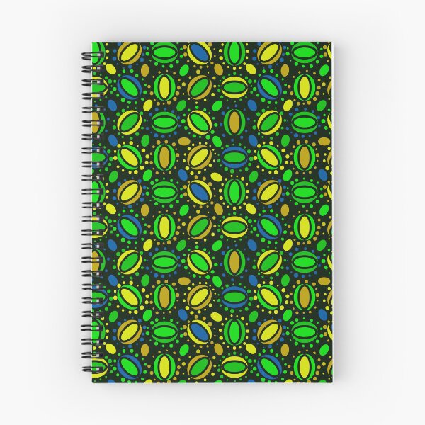 Item preview, Pattern in green-yellow color beens designed and sold by fuzzyfox.