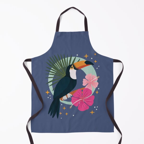 Item preview, Tropical toucan and hibiscus flowers designed and sold by Home Cyn Home.
