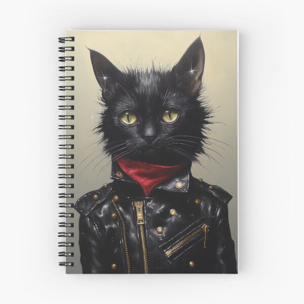 Item preview, Biker Cat designed and sold by whitecat23.