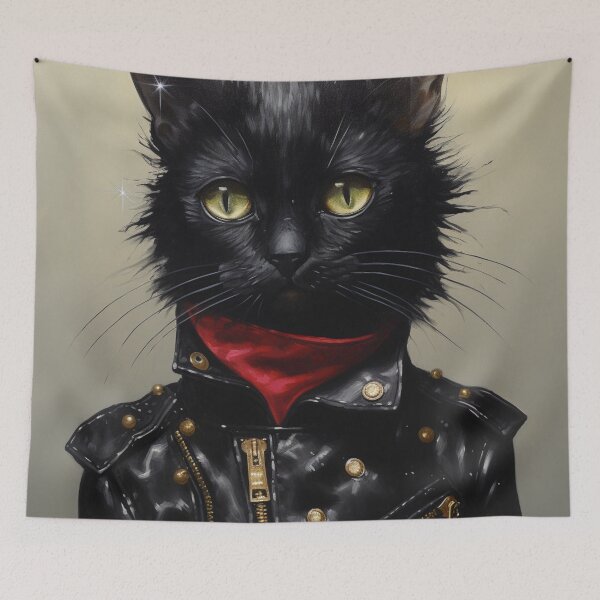 Item preview, Biker Cat designed and sold by whitecat23.