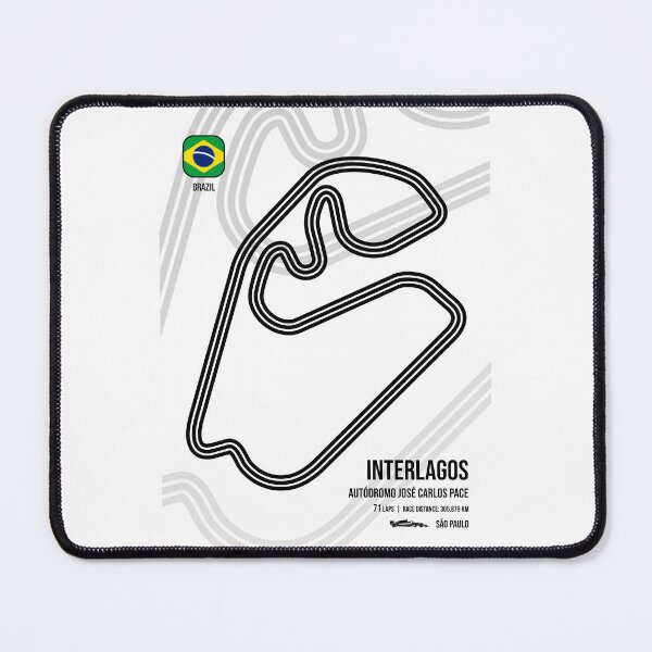 Item preview, Interlagos Race Track  designed and sold by Mariel  Toigo.