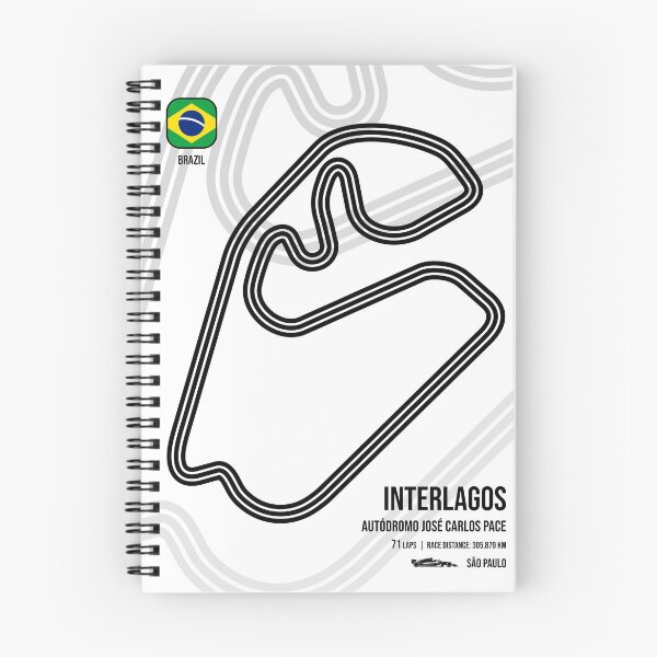 Item preview, Interlagos Race Track  designed and sold by Mariel  Toigo.