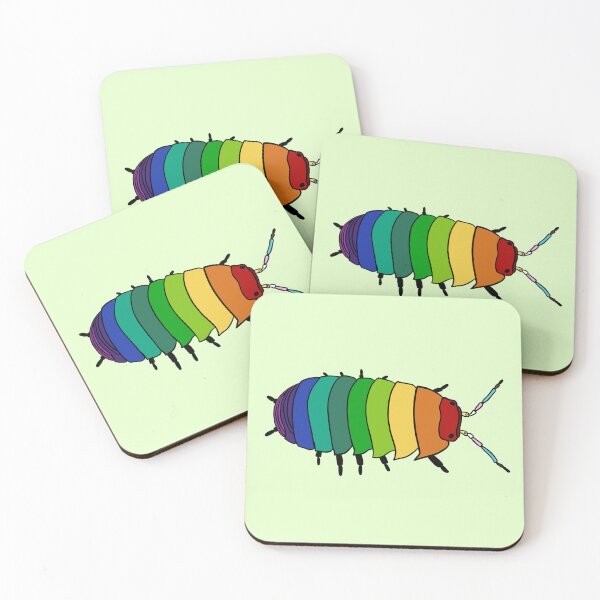 Artikelvorschau, Pride-Flagge Isopod entworfen und verkauft von thebugladies.
