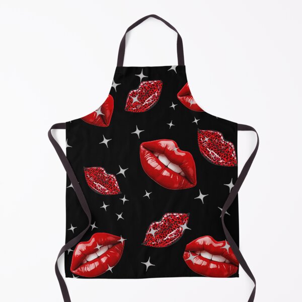 Item preview, Cute striking lovable red lips with white teeth designed and sold by YourTrendyTees.