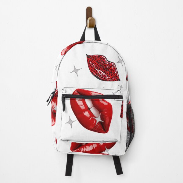 Item preview, Cute striking lovable red lips with white teeth designed and sold by YourTrendyTees.