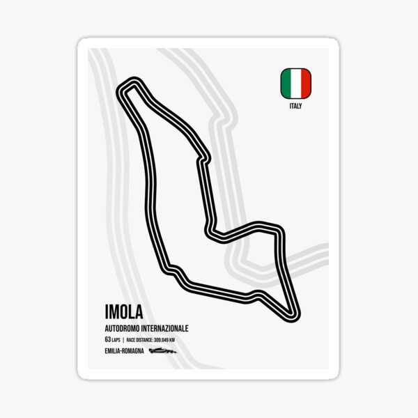Item preview, Emilia Romagna Race Track  designed and sold by Mariel  Toigo.