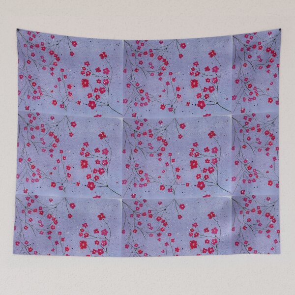 Item preview, DELICATE RED FLORALS designed and sold by Deanna Neilan.