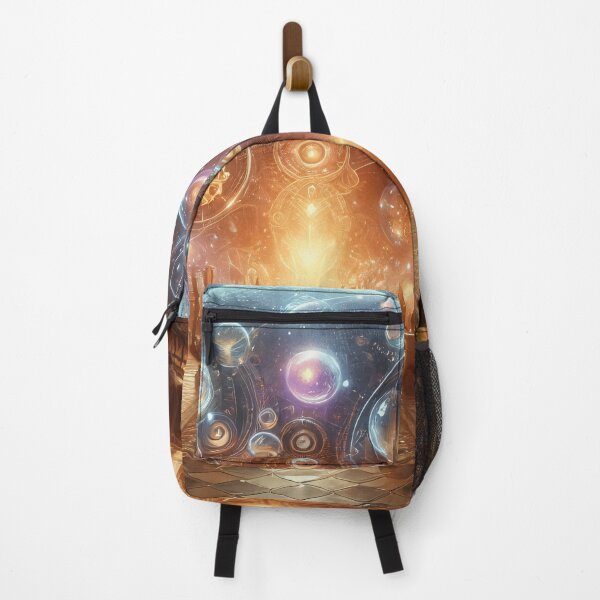 Item preview, Cosmic Knowledge – Enigmatic Library with Celestial Orb designed and sold by PrayMerch.