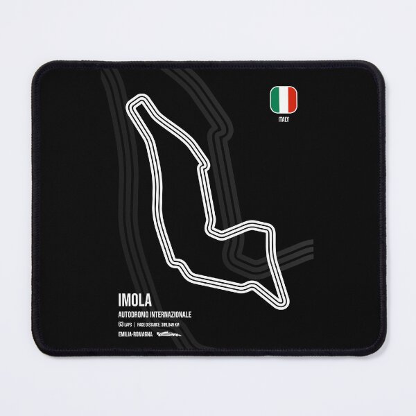 Item preview, Emilia Romagna Race Track (B&W) designed and sold by Mariel Toigo.