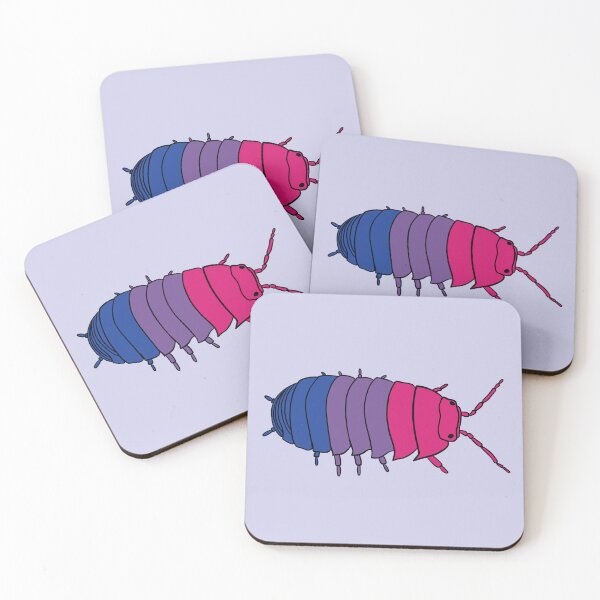 Item preview, Bisexual Pride Flag Isopod designed and sold by thebugladies.