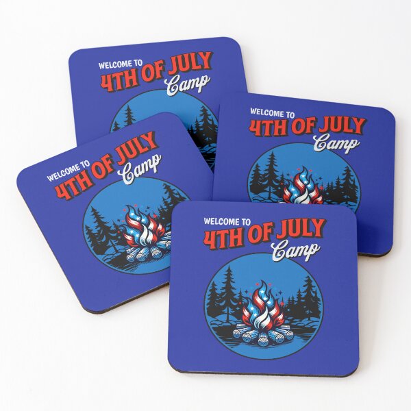 Item preview, 4th Of July Camping USA Independence Day designed and sold by RockBeeDesigns.