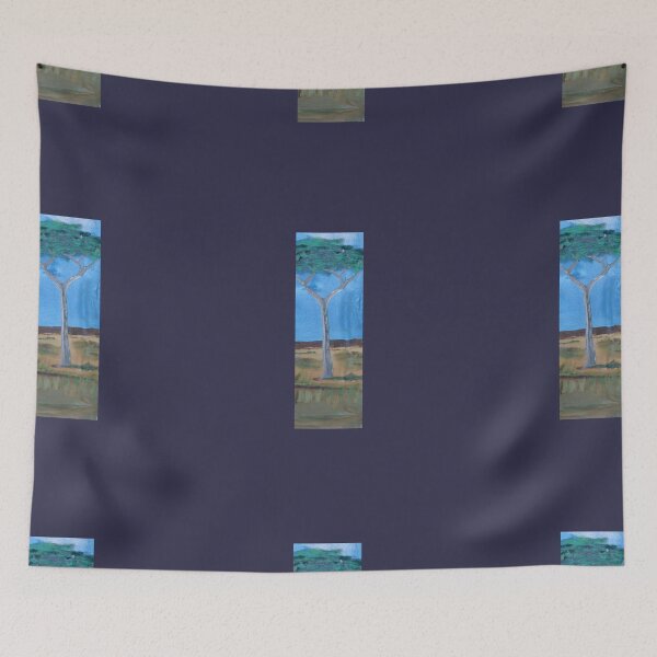 Item preview, Boasting Lush of green canopies and two acacia trees designed and sold by annenambiro.