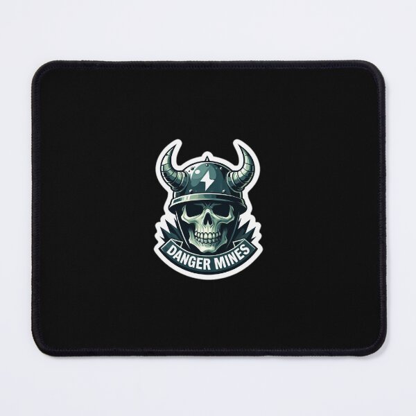 Item preview,  horned skull danger mines designed and sold by MrDarkRealm.