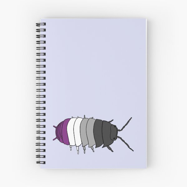 Item preview, Asexual Pride Flag Isopod designed and sold by thebugladies.