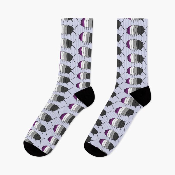 Item preview, Asexual Pride Flag Isopod designed and sold by thebugladies.