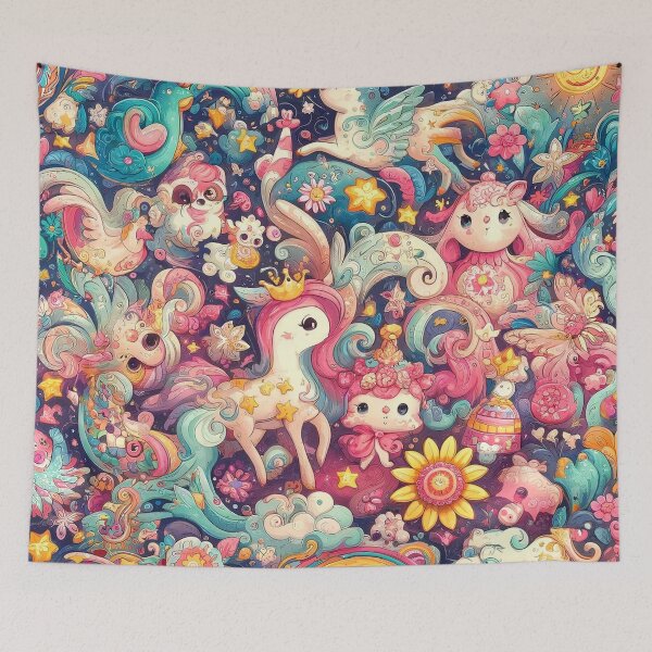 Aperçu de l'œuvre Whimsical Colorful Pattern for Girls créée et vendue par kevintime8472.