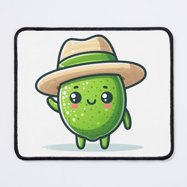 Item preview, Kawaii Lime With Hat designed and sold by CanvasCutie.