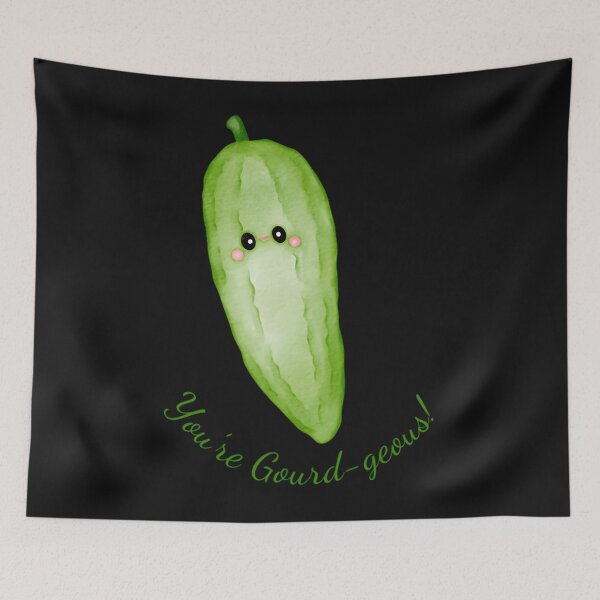 Item preview, You'Re Gourd Geous Gourd Pun Watercolor designed and sold by EmGai TocXanh.