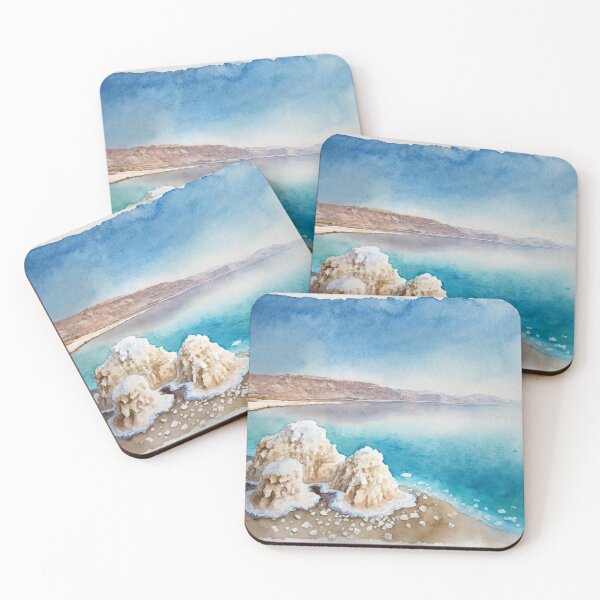 Item preview, The Dead Sea Watercolor designed and sold by Anyaabroad.