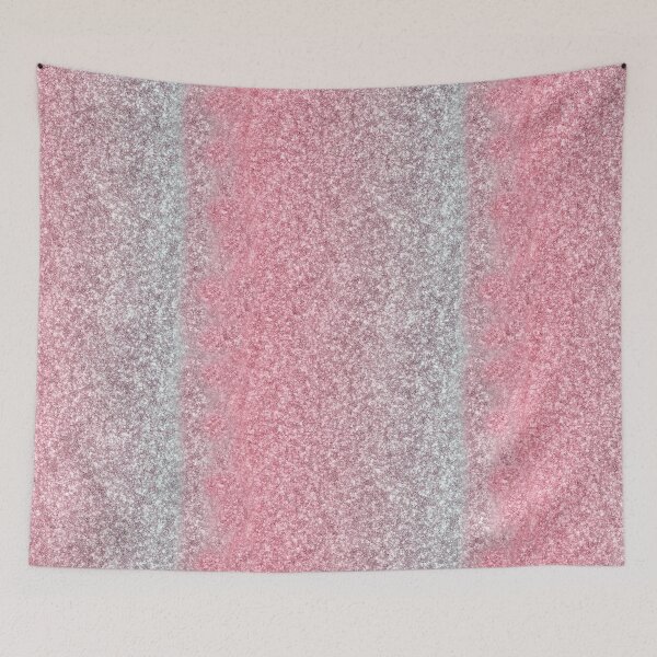 Item preview, Ombre pink and silver glitter designed and sold by Sanskrati.