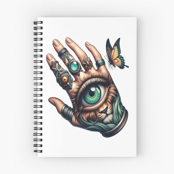 Item preview, Enchanted Hand with Eye and Butterfly	 designed and sold by AprbioMarfolk.