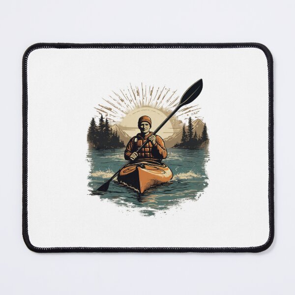 Item preview, Kayaking Graphic Kayak Figure Kayaker Canoe Paddling designed and sold by SOUFIANE1991.